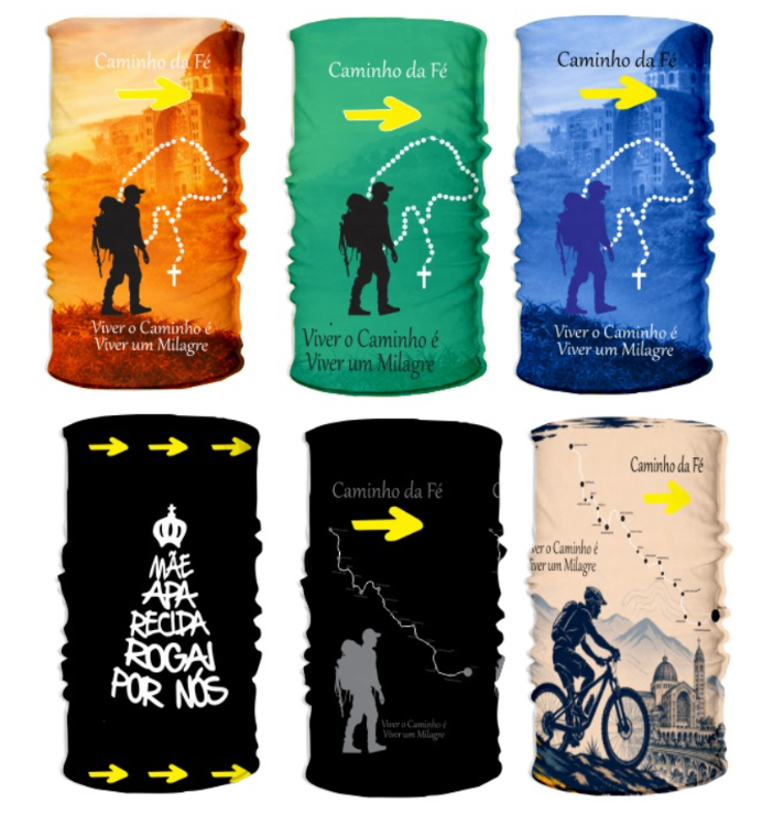 Modelos de bandanas Essência Peregrina